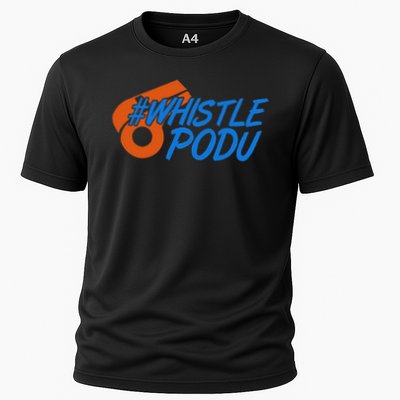 Whistle Podu Chennai Cricket Yellow Small Performance Shirt