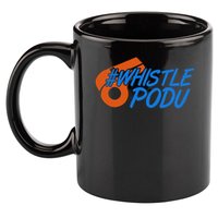 Whistle Podu Chennai Cricket Yellow Small 11oz C Handle Ceramic Mug
