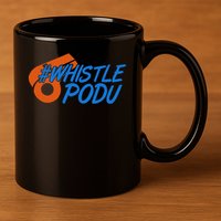 Whistle Podu Chennai Cricket Yellow Small 11oz C Handle Ceramic Mug