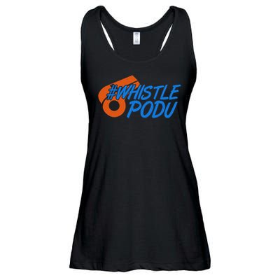 Whistle Podu Chennai Cricket Yellow Small Ladies Essential Flowy Tank