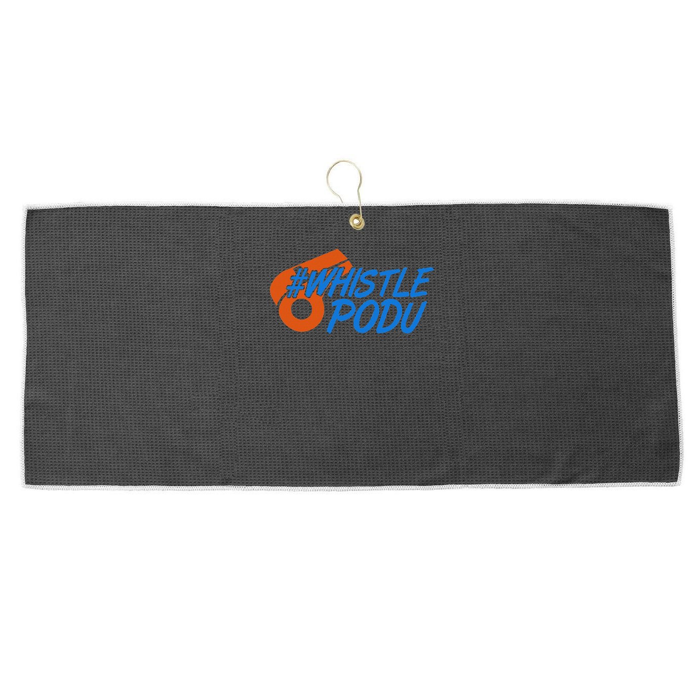 Whistle Podu Chennai Cricket Yellow Small Large Microfiber Waffle Golf Towel