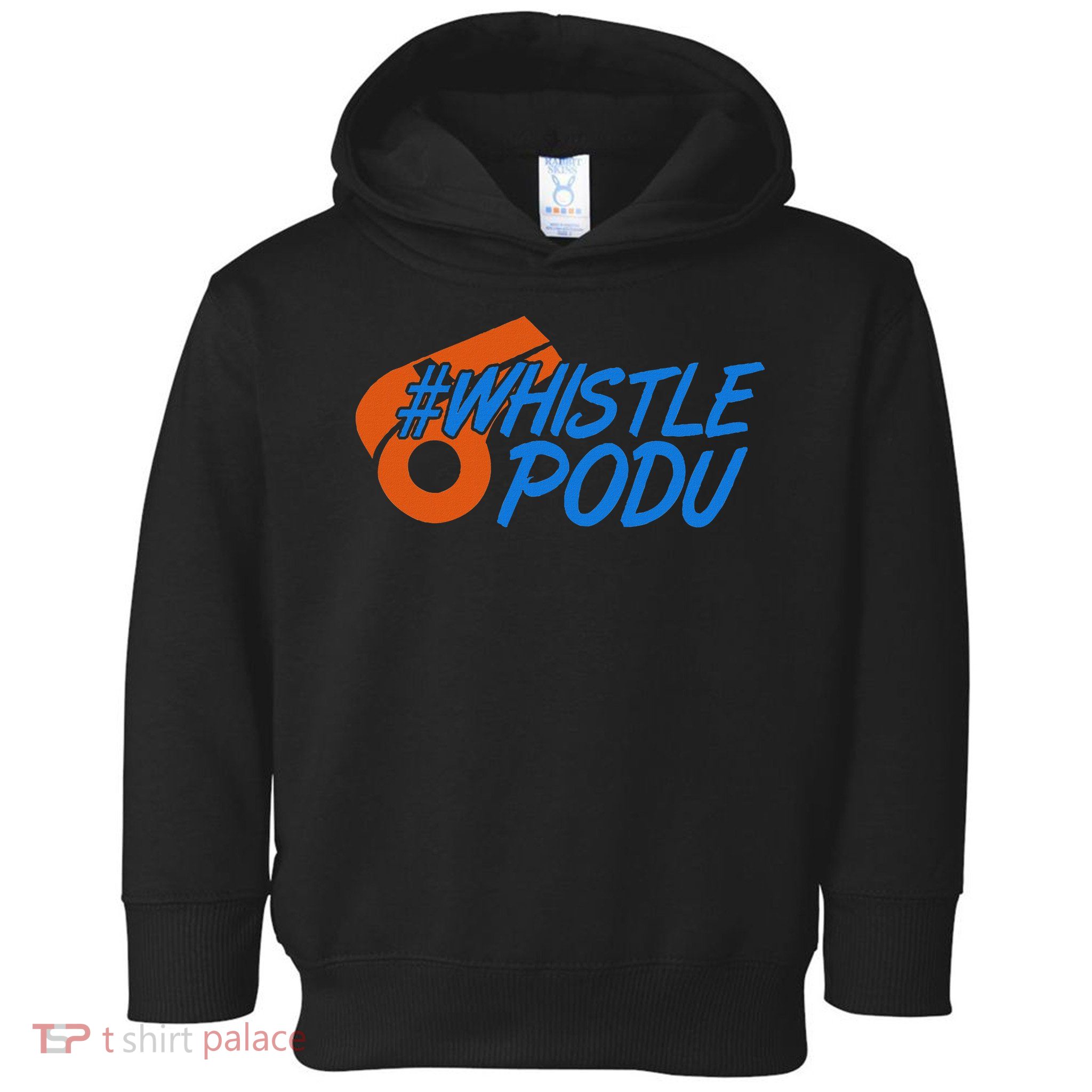 Whistle Podu Chennai Cricket Yellow Small Toddler Hoodie