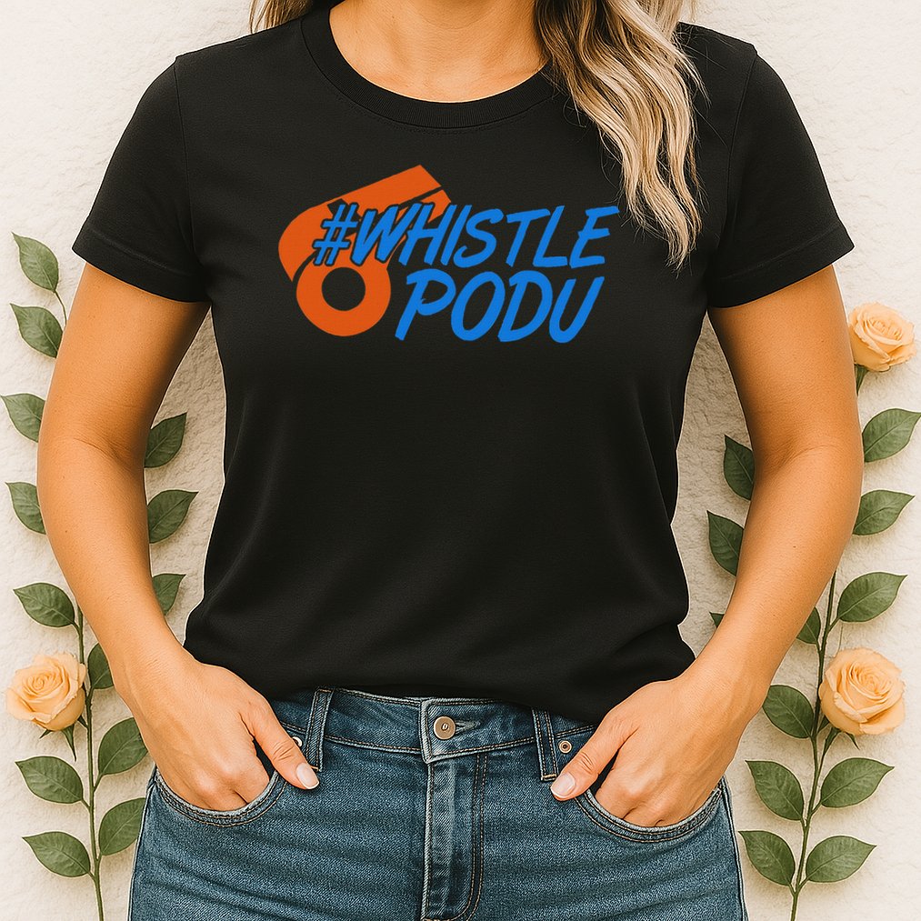 Whistle Podu Chennai Cricket Yellow Small Womens T-Shirt
