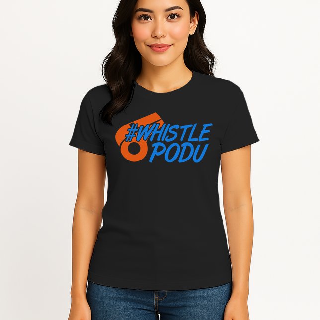 Whistle Podu Chennai Cricket Yellow Small Womens T-Shirt