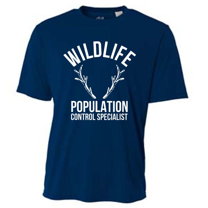 Wildlife Population Control Specialist Deer Hunting Cooling Performance Crew T-Shirt