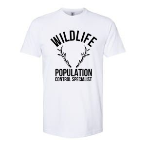 Wildlife Population Control Specialist Deer Hunting Softstyle CVC T-Shirt