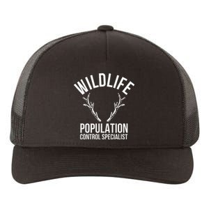 Wildlife Population Control Specialist Deer Hunting Yupoong Adult 5-Panel Trucker Hat