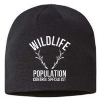 Wildlife Population Control Specialist Deer Hunting Sustainable Beanie