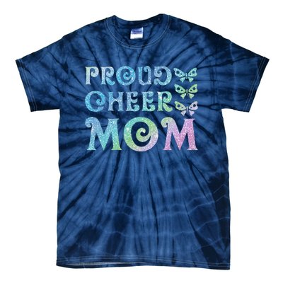 Womens Proud Cheer Mom Mothers Women's Day Tie-Dye T-Shirt