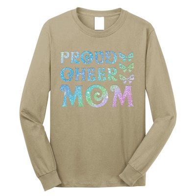 Womens Proud Cheer Mom Mothers Women's Day Long Sleeve Shirt