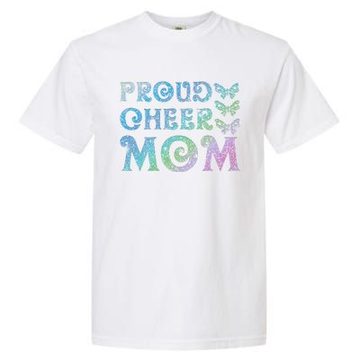 Womens Proud Cheer Mom Mothers Women's Day Garment-Dyed Heavyweight T-Shirt