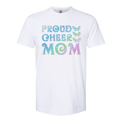 Womens Proud Cheer Mom Mothers Women's Day Softstyle CVC T-Shirt