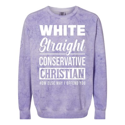 Womens Privilege, Civil Rights, Equality VNeck Colorblast Crewneck Sweatshirt