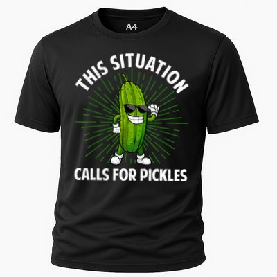 Women Pickle Cucumber Dill Pickle Lover Gift Performance Shirt