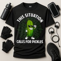 Women Pickle Cucumber Dill Pickle Lover Gift Cooling Performance Crew T-Shirt