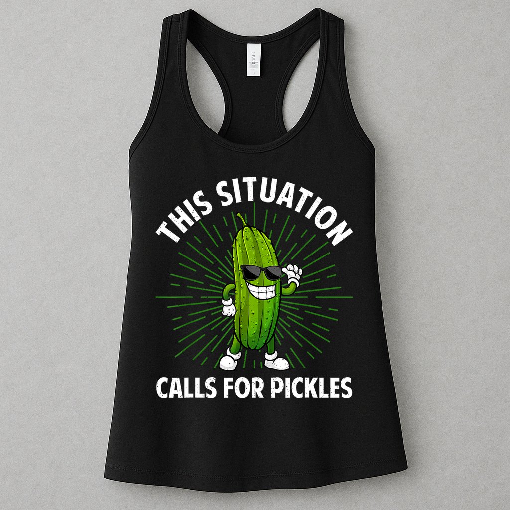 Women Pickle Cucumber Dill Pickle Lover Gift Womens Tank Top