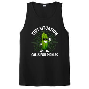 Women Pickle Cucumber Dill Pickle Lover Gift PosiCharge Competitor Tank