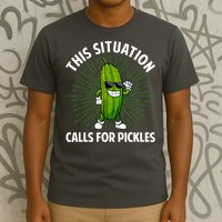 Women Pickle Cucumber Dill Pickle Lover Gift T-Shirt