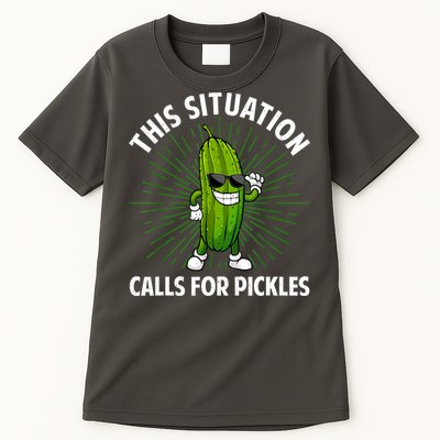 Women Pickle Cucumber Dill Pickle Lover Gift Tall T-Shirt