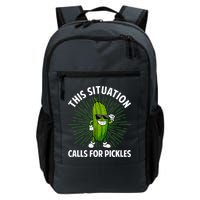 Women Pickle Cucumber Dill Pickle Lover Gift Backpack