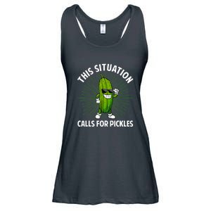 Women Pickle Cucumber Dill Pickle Lover Gift Ladies Essential Flowy Tank