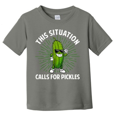 Women Pickle Cucumber Dill Pickle Lover Gift Toddler T-Shirt