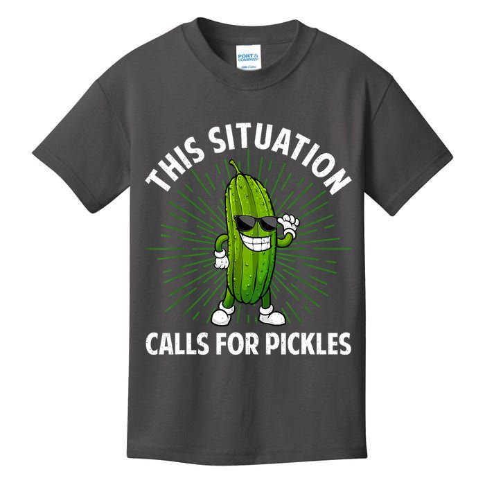 Women Pickle Cucumber Dill Pickle Lover Gift Kids T-Shirt