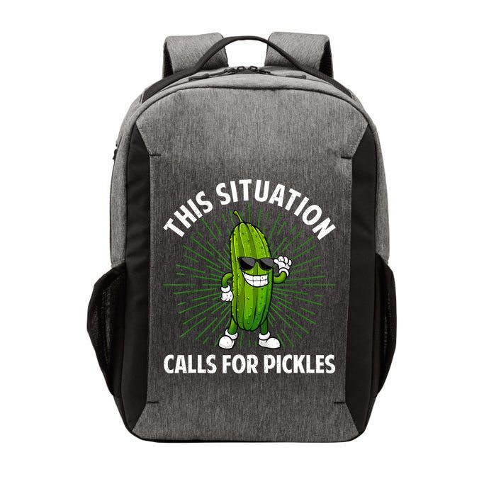 Women Pickle Cucumber Dill Pickle Lover Gift Vector Backpack