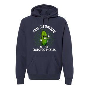 Women Pickle Cucumber Dill Pickle Lover Gift Premium Hoodie