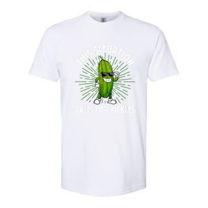 Women Pickle Cucumber Dill Pickle Lover Gift Softstyle CVC T-Shirt