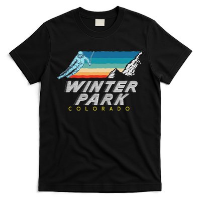 Winter Park Colorado Usa Ski Resort 1980s Retro T-Shirt
