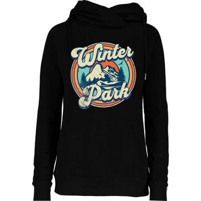 Winter Park Colorado Womens Funnel Neck Pullover Hood