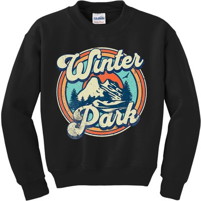 Winter Park Colorado Kids Sweatshirt