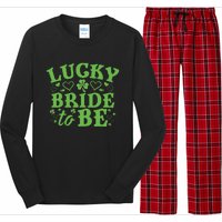 WoSt. Patrick's Day Green Shamrock Heart Wedding Gift Long Sleeve Pajama Set