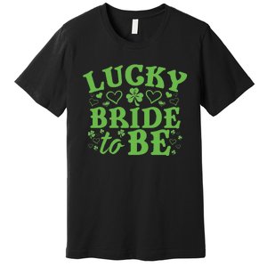 WoSt. Patrick's Day Green Shamrock Heart Wedding Gift Premium T-Shirt