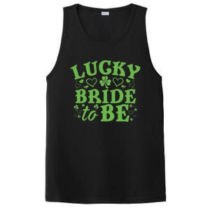 WoSt. Patrick's Day Green Shamrock Heart Wedding Gift PosiCharge Competitor Tank