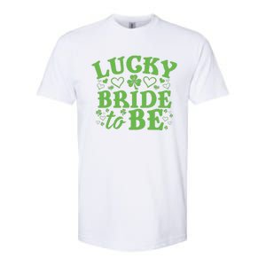 WoSt. Patrick's Day Green Shamrock Heart Wedding Gift Softstyle CVC T-Shirt