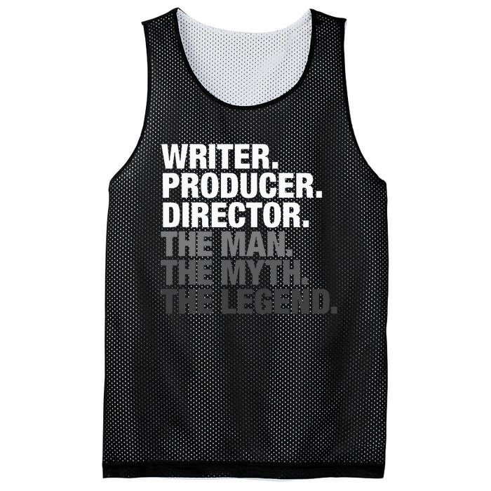 Writer Producer Director Man Myth The Legend Movie Film Mesh Reversible Basketball Jersey Tank