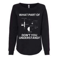 What Part Dont You Understand Funny HVAC Tech Technician Womens California Wash Sweatshirt