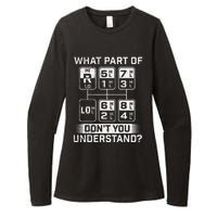 What Part DonT You Understand Trucker Semi Truck Driver Womens CVC Long Sleeve Shirt