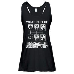 What Part DonT You Understand Trucker Semi Truck Driver Ladies Essential Flowy Tank