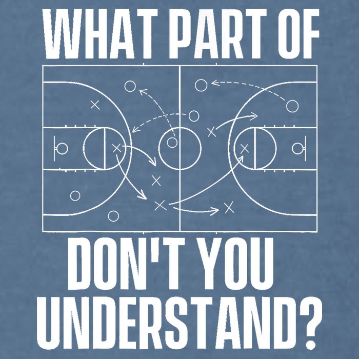What Part Don't You Understand - Basketball Coach Garment-Dyed Sweatshirt