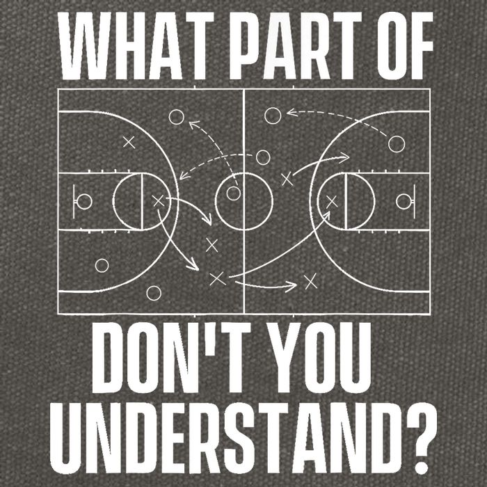 What Part Don't You Understand - Basketball Coach Cotton Canvas Backpack