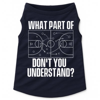 What Part Don't You Understand - Basketball Coach Doggie Tank