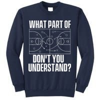 What Part Don't You Understand - Basketball Coach Sweatshirt