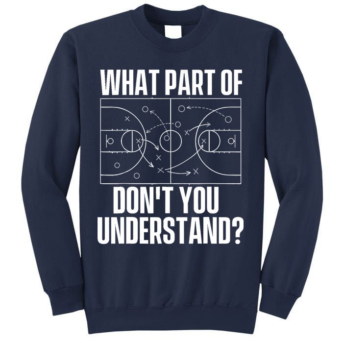 What Part Don't You Understand - Basketball Coach Sweatshirt