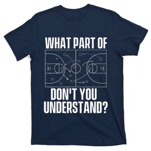 What Part Don't You Understand - Basketball Coach T-Shirt