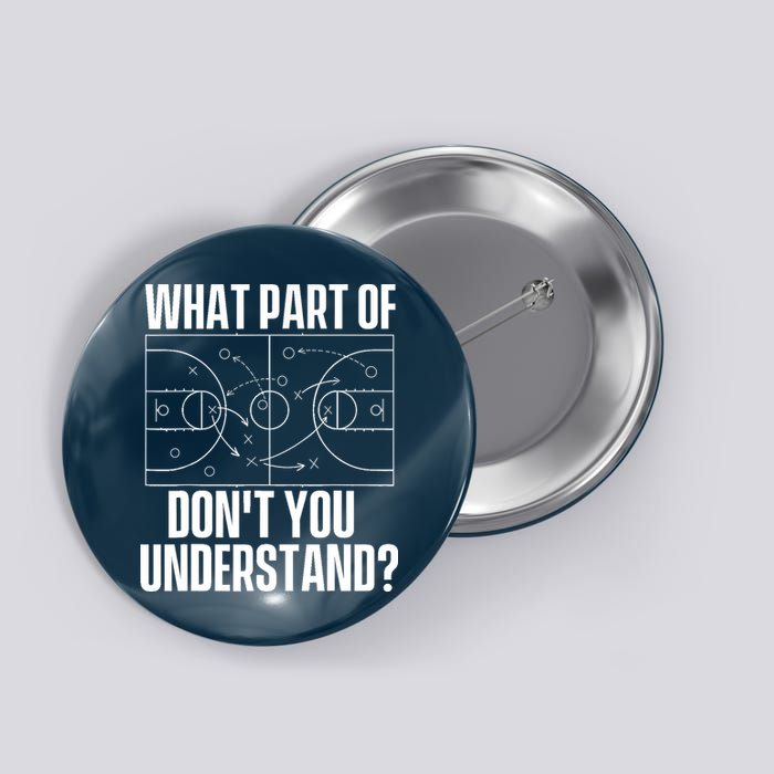 What Part Don't You Understand - Basketball Coach Button