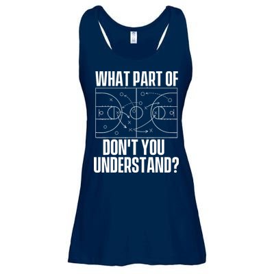 What Part Don't You Understand - Basketball Coach Ladies Essential Flowy Tank