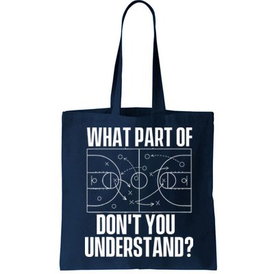 What Part Don't You Understand - Basketball Coach Bag